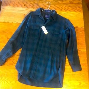 Pendleton shirt outdoorsman xl long green NWT
